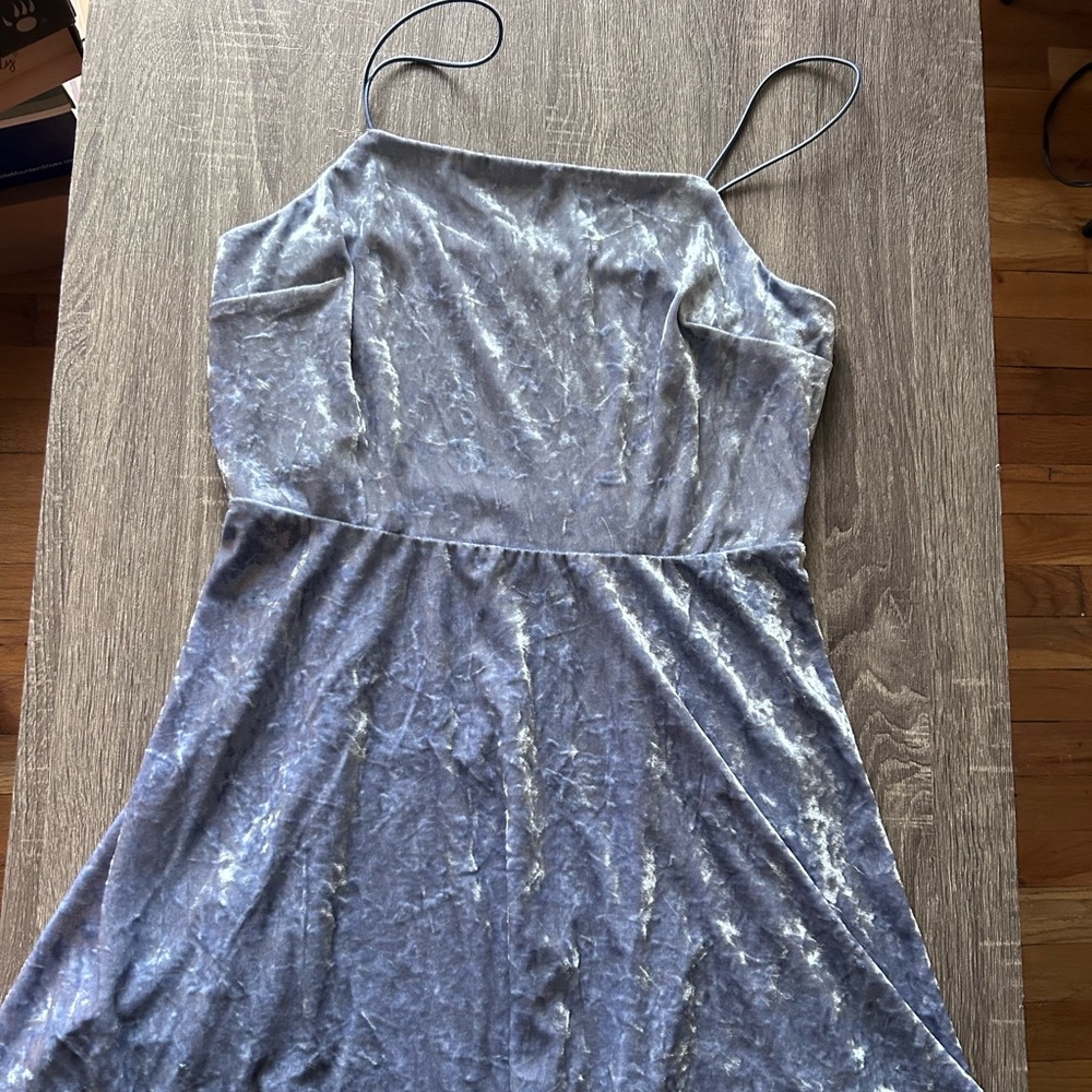 Wild Fable Soft Gray Velvet Fabric